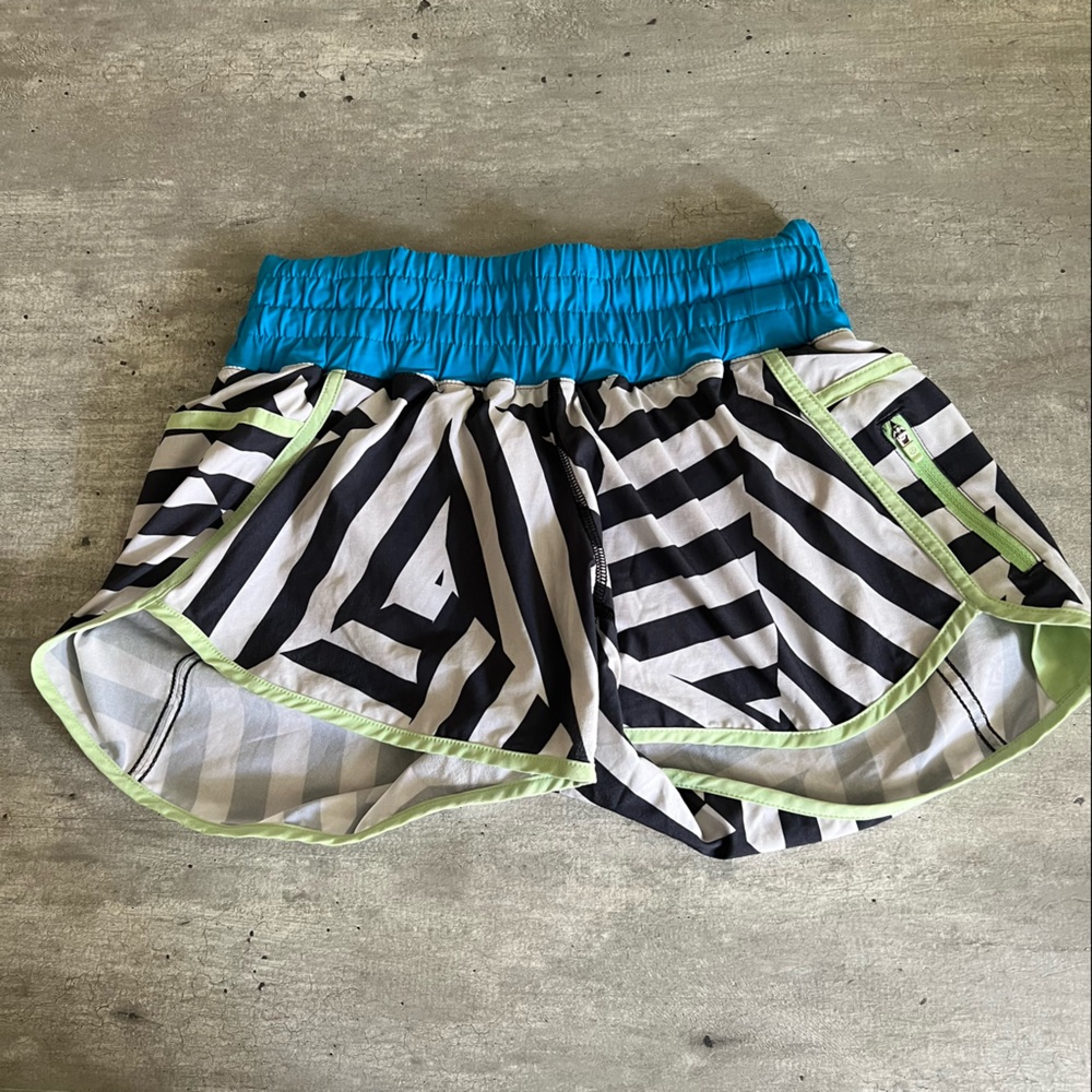 Lululemon Athletic Shorts, Sea Breeze Edition, Size 6